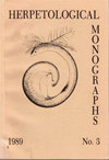 HERPETOLOGICAL MONOGRAPHS雜志封面